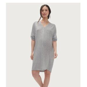 Hatch Maternity Maley Striped Linen Dress